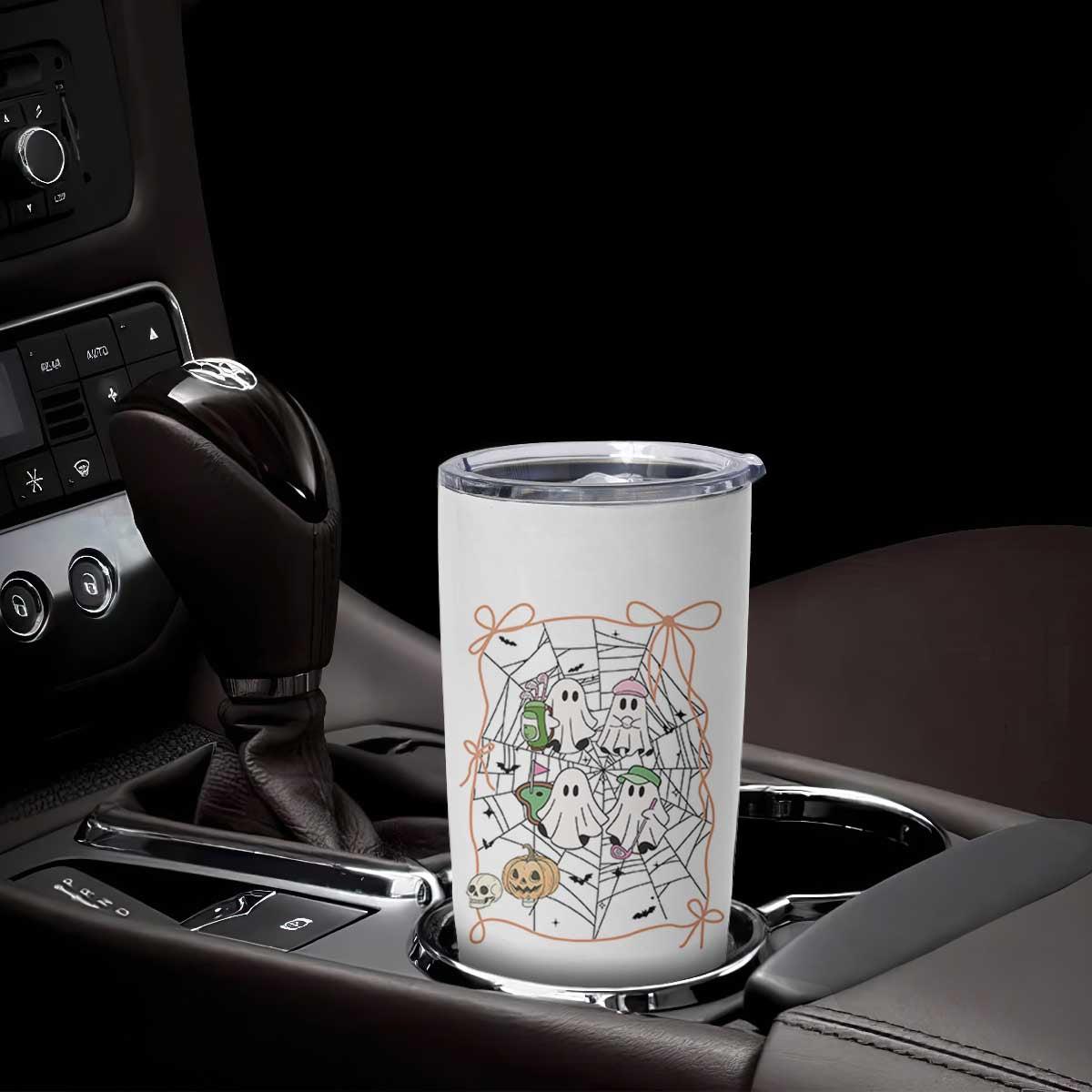 Funny Halloween Tumbler Cup Ghost Golf Gift for Women TS12 Print Your Wear