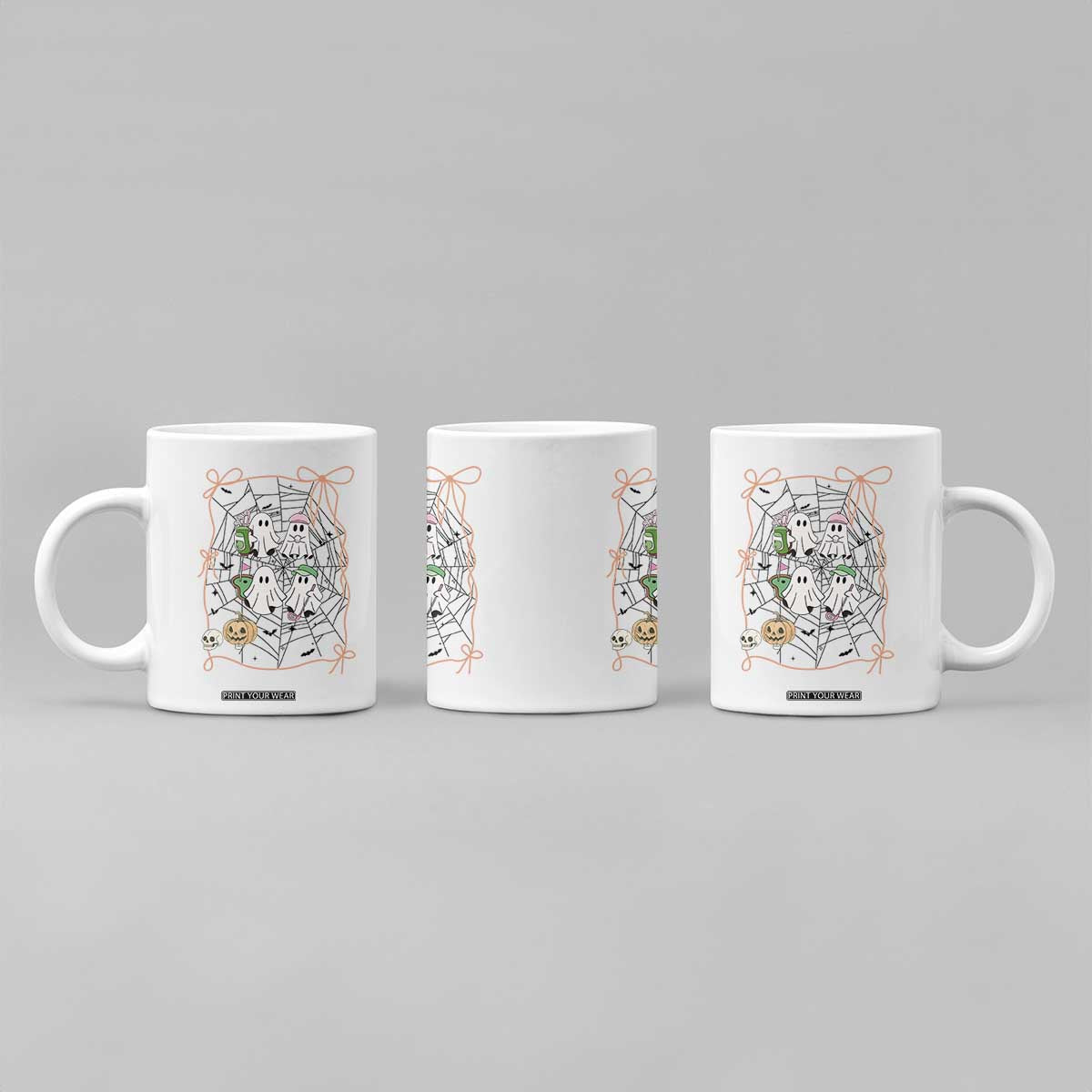 Funny Halloween Coffee Mug Ghost Golf Gift for Women TS12 Print Your Wear