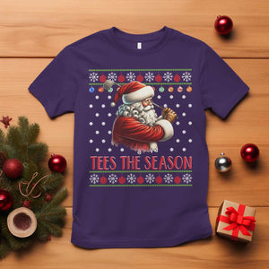 Funny Golf Holiday Gift T Shirt Tees The Season Ugly Sweater TS12 Purple Print Your Wear