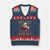 Funny Golf Holiday Gift V-Neck Knit Sweater Vest Tees The Season Ugly Sweater TS12 Navy Red Print Your Wear