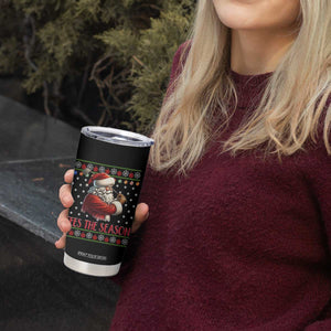Funny Golf Holiday Gift Tumbler Cup Tees The Season Ugly Sweater TS12 Print Your Wear