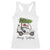 Funny Christmas Golf Racerback Tank Top Snowman Driving Golf Cart Merry Golfmas TS12 White Print Your Wear