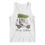 Funny Christmas Golf Tank Top Snowman Driving Golf Cart Merry Golfmas TS12 White Print Your Wear