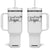 Funny Mom Gift Tumbler With Handle Good Mom Say Bad Words TS12 One Size: 40 oz White Print Your Wear