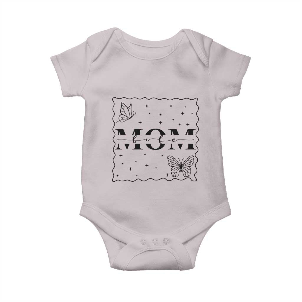 Funny Mom Life Baby Onesie Gift For Mother TS12 Ice Gray Print Your Wear