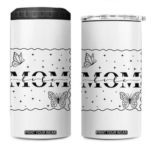 Funny Mom Life 4 in 1 Can Cooler Tumbler Gift For Mother TS12 One Size: 16 oz White Print Your Wear