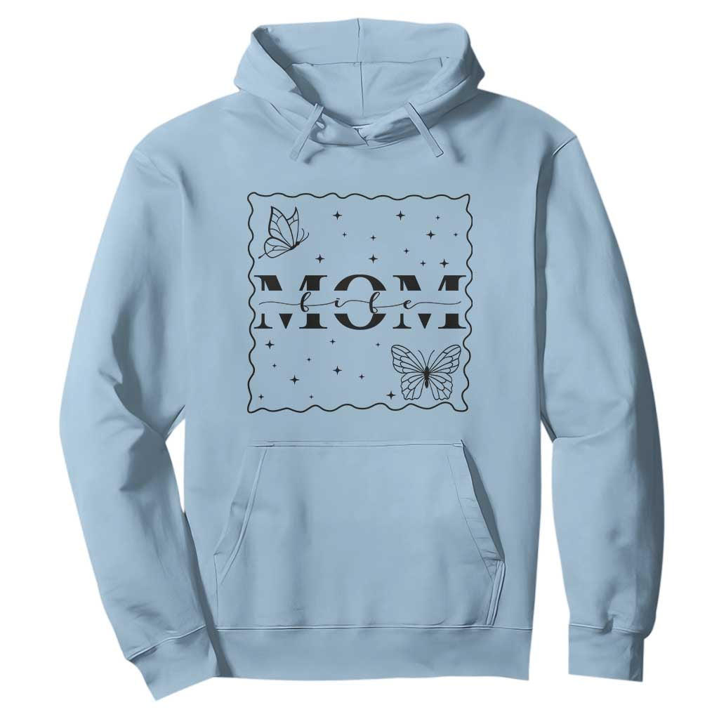 Funny Mom Life Hoodie Gift For Mother TS12 Light Blue Print Your Wear