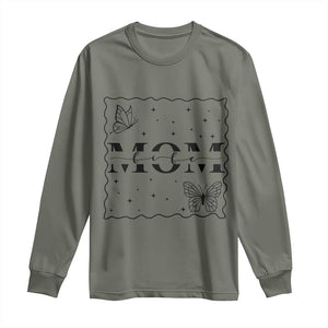 Funny Mom Life Long Sleeve Shirt Gift For Mother TS12 Military Green Print Your Wear