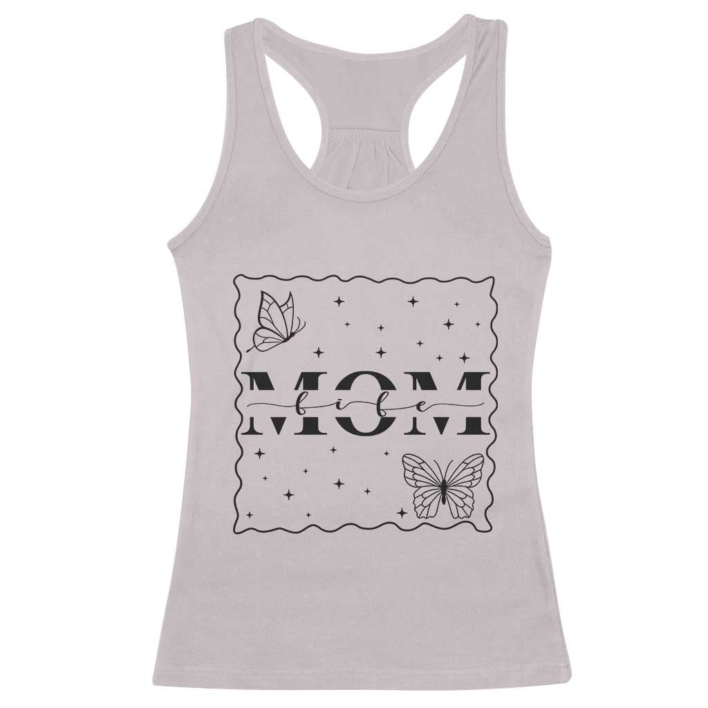 Funny Mom Life Racerback Tank Top Gift For Mother TS12 Ice Gray Print Your Wear