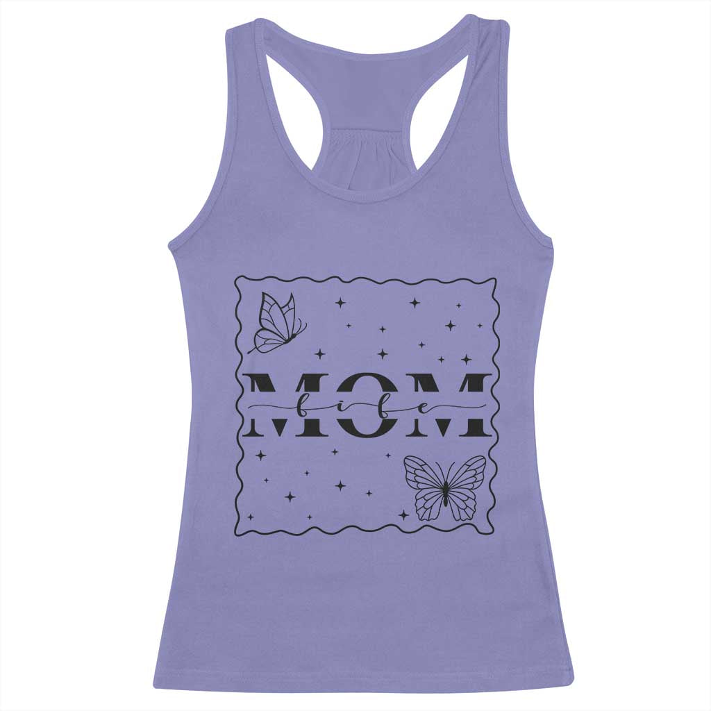 Funny Mom Life Racerback Tank Top Gift For Mother TS12 Violet Print Your Wear