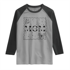 Funny Mom Life Raglan Shirt Gift For Mother TS12 Sport Gray Black Print Your Wear