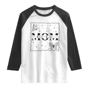 Funny Mom Life Raglan Shirt Gift For Mother TS12 White Black Print Your Wear