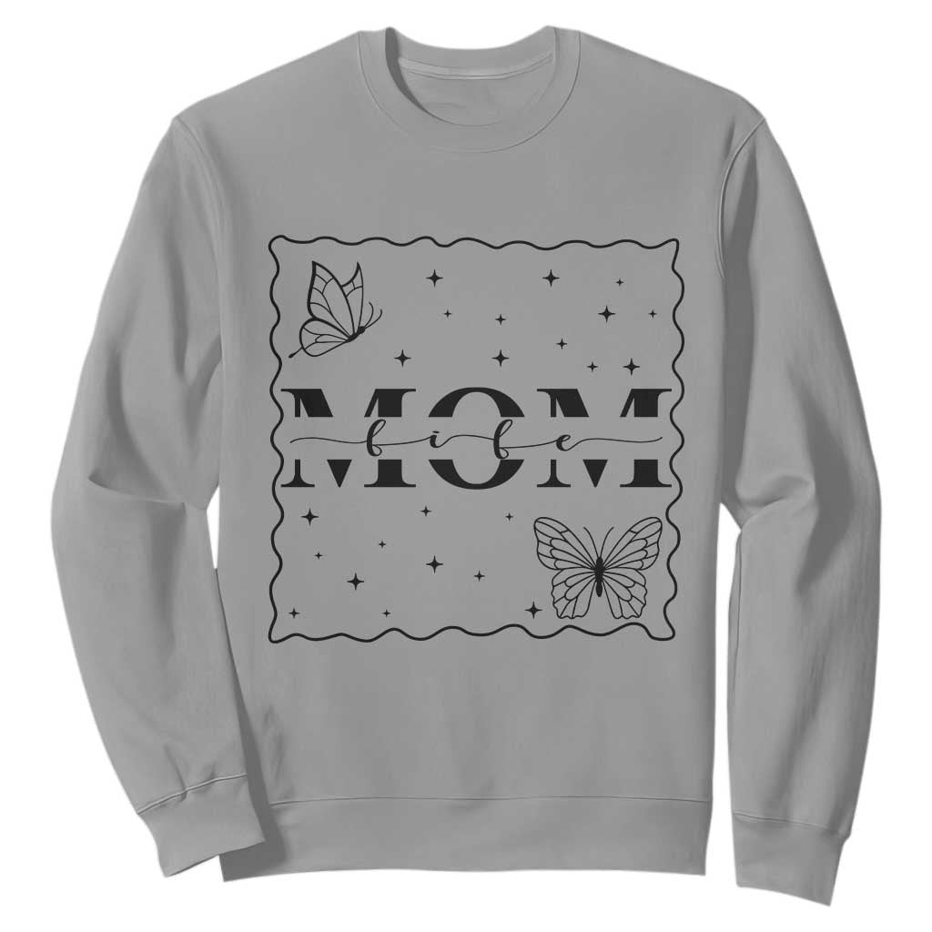 Funny Mom Life Sweatshirt Gift For Mother TS12 Sport Gray Print Your Wear