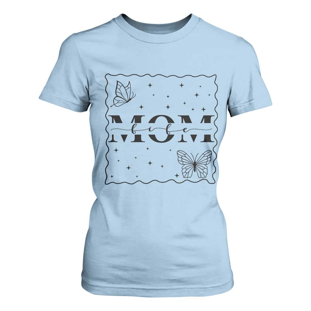 Funny Mom Life T Shirt For Women Gift For Mother TS12 Light Blue Print Your Wear
