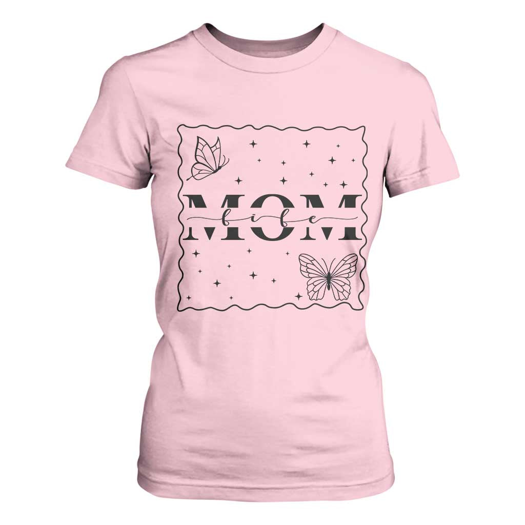 Funny Mom Life T Shirt For Women Gift For Mother TS12 Light Pink Print Your Wear