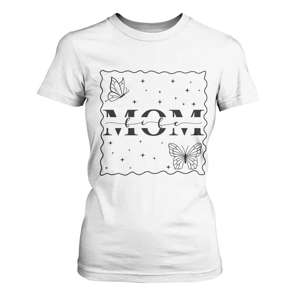 Funny Mom Life T Shirt For Women Gift For Mother TS12 White Print Your Wear