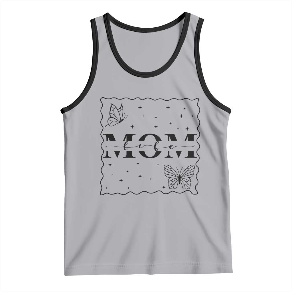 Funny Mom Life Tank Top Gift For Mother TS12 Athletic Heather Black Print Your Wear