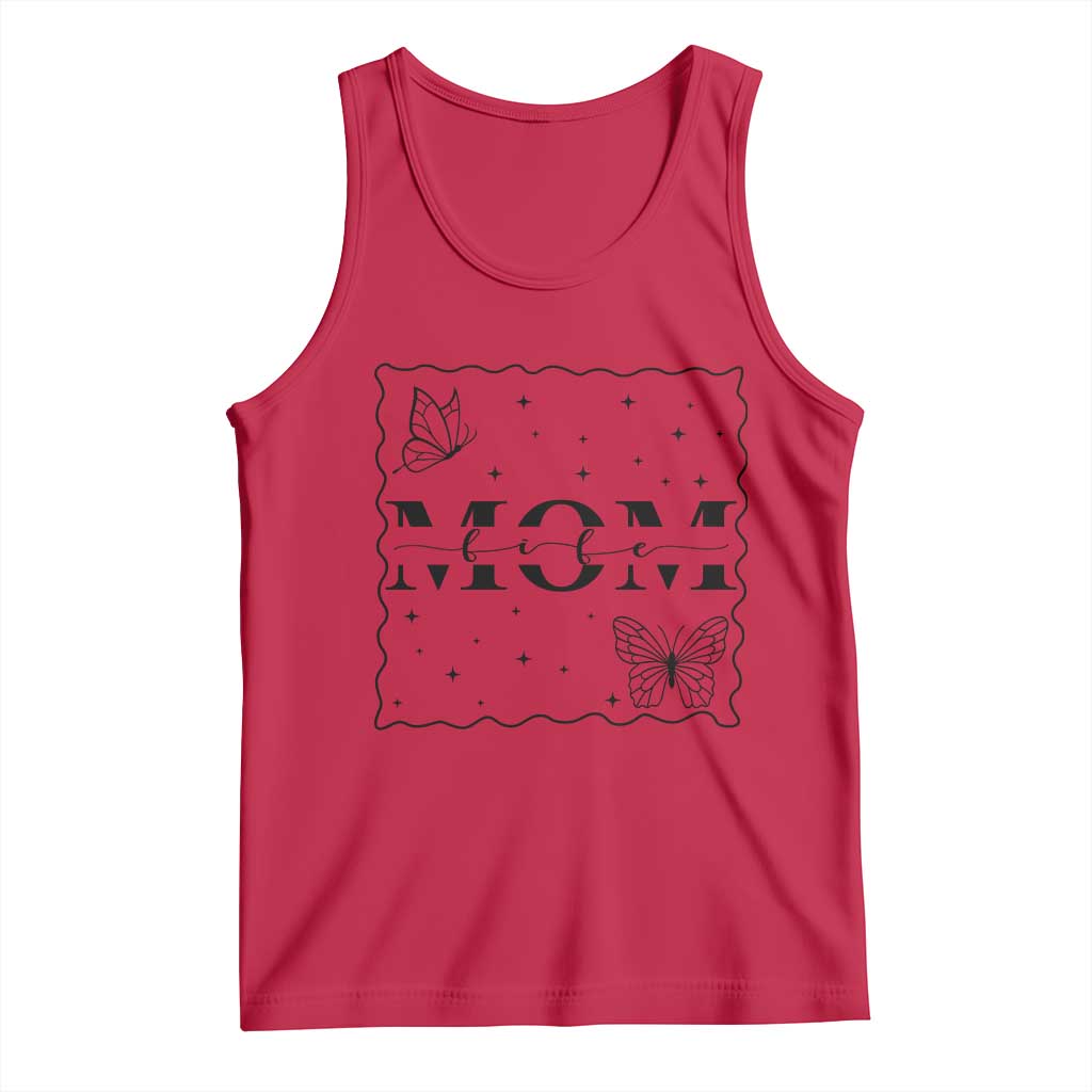 Funny Mom Life Tank Top Gift For Mother TS12 Red Print Your Wear