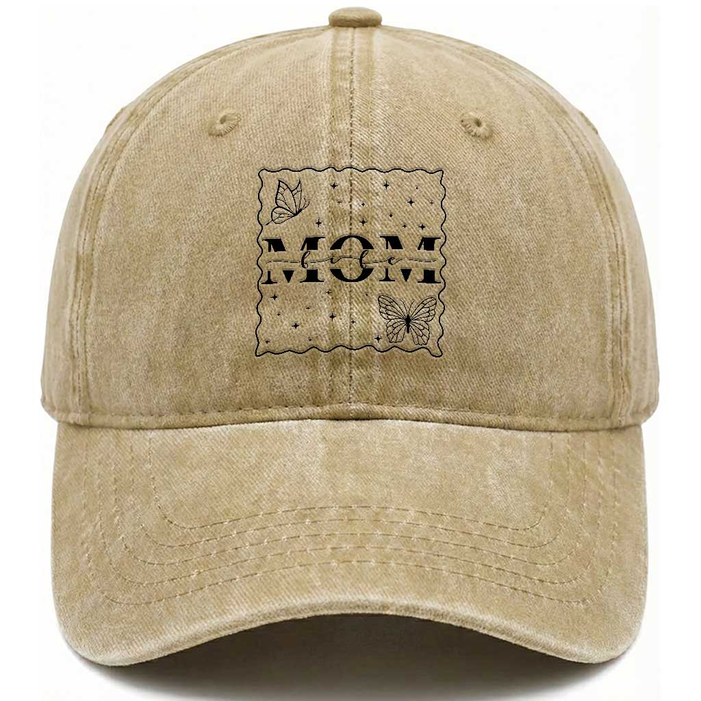 Funny Mom Life Washed Cotton Baseball Cap Gift For Mother TS12 Print Your Wear