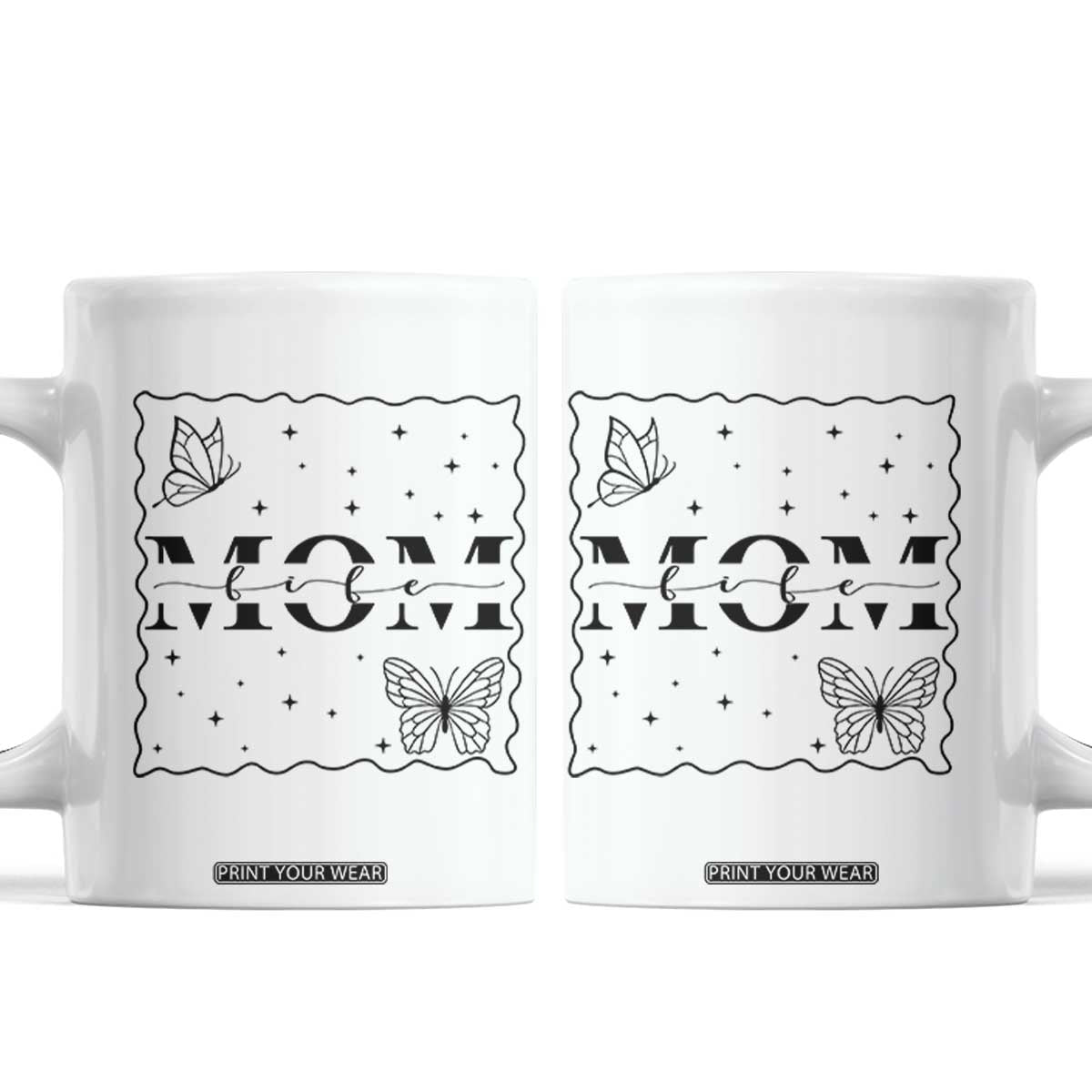 Funny Mom Life Coffee Mug Gift For Mother TS12 White Print Your Wear