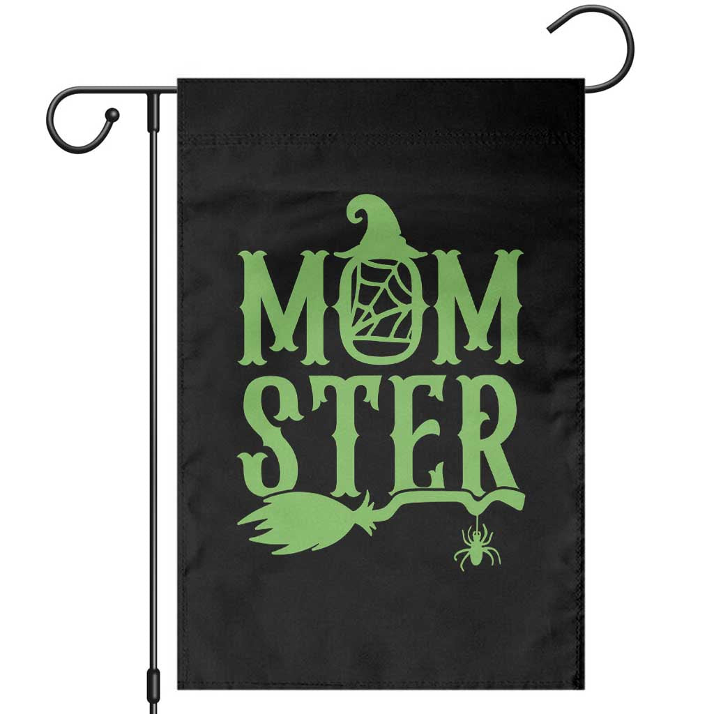 Funny Halloween Garden Flag Momster Gift For Mom TS12 Black Print Your Wear