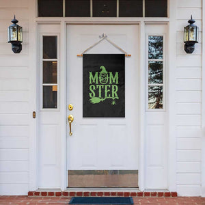 Funny Halloween Garden Flag Momster Gift For Mom TS12 Print Your Wear