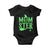 Funny Halloween Baby Onesie Momster Gift For Mom TS12 Black Print Your Wear