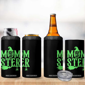Funny Halloween 4 in 1 Can Cooler Tumbler Momster Gift For Mom TS12 Print Your Wear