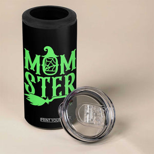Funny Halloween 4 in 1 Can Cooler Tumbler Momster Gift For Mom TS12 Print Your Wear