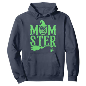 Funny Halloween Hoodie Momster Gift For Mom TS12 Navy Print Your Wear