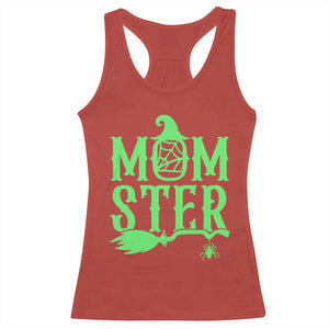 Funny Halloween Racerback Tank Top Momster Gift For Mom TS12 Red Print Your Wear
