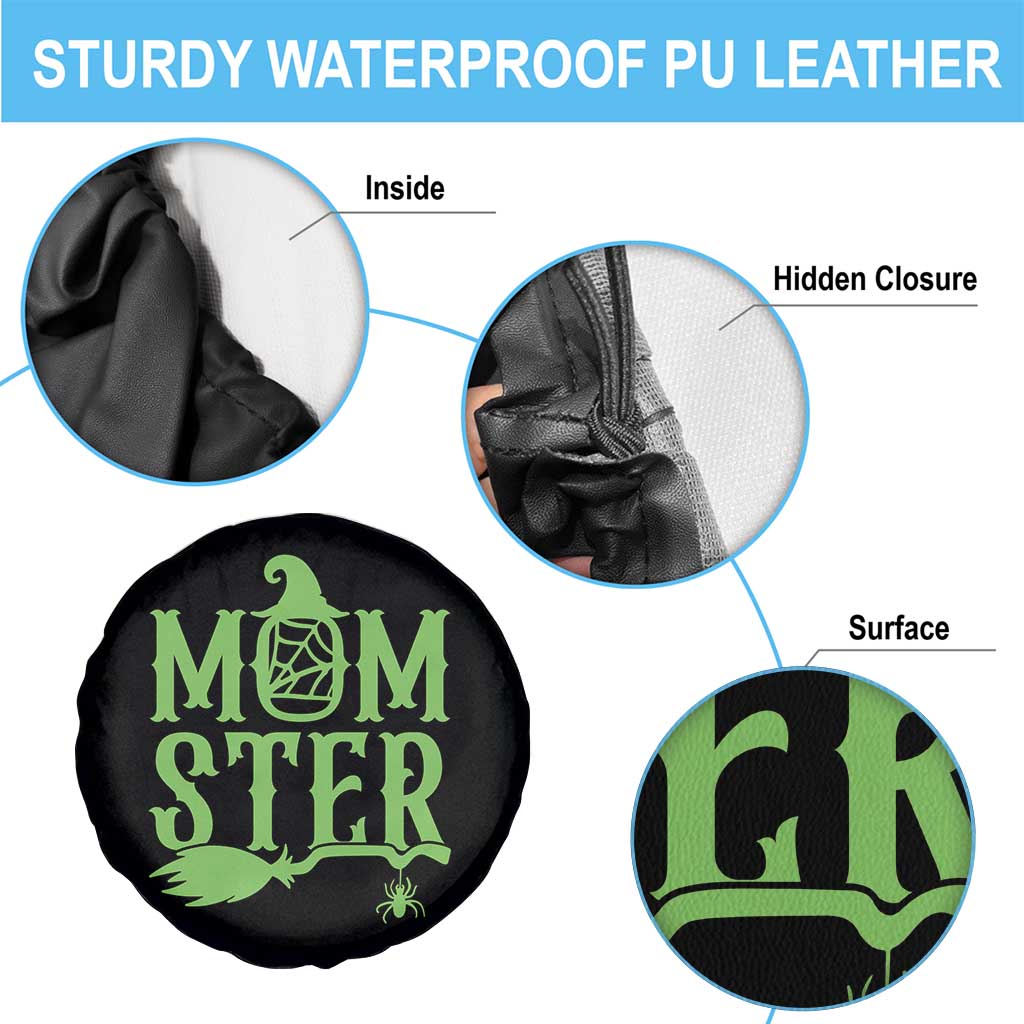 Funny Halloween Spare Tire Cover Momster Gift For Mom TS12 Print Your Wear