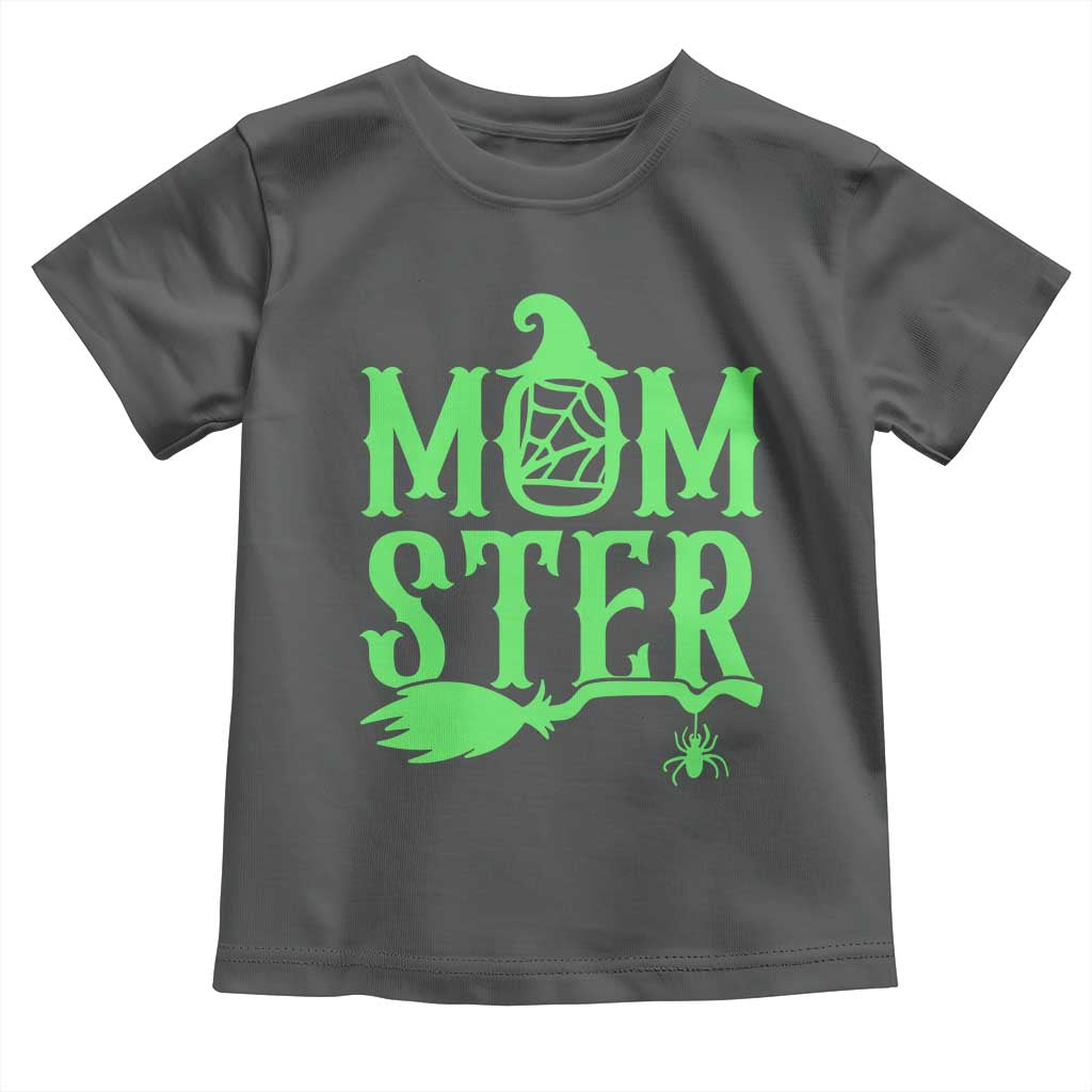 Funny Halloween Toddler T Shirt Momster Gift For Mom TS12 Dark Heather Print Your Wear