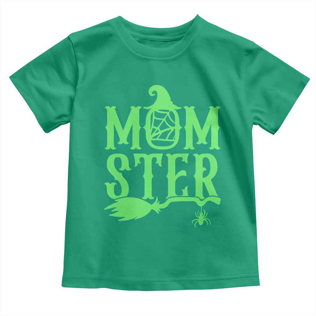 Funny Halloween Toddler T Shirt Momster Gift For Mom TS12 Irish Green Print Your Wear