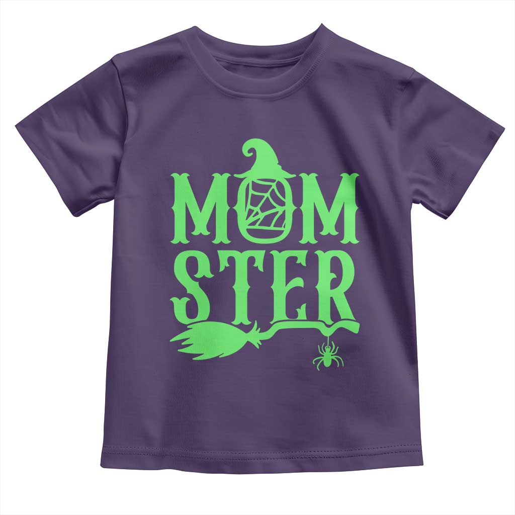 Funny Halloween Toddler T Shirt Momster Gift For Mom TS12 Purple Print Your Wear
