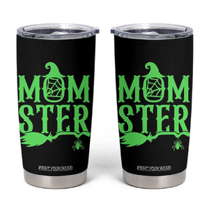Funny Halloween Tumbler Cup Momster Gift For Mom TS12 Black Print Your Wear