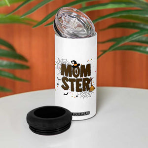 Halloween Mom Life 4 in 1 Can Cooler Tumbler Funny Momster Quote TS12 Print Your Wear