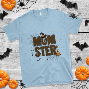 Halloween Mom Life T Shirt Funny Momster Quote TS12 Light Blue Print Your Wear