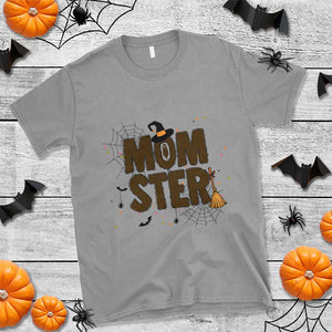 Halloween Mom Life T Shirt Funny Momster Quote TS12 Sport Gray Print Your Wear
