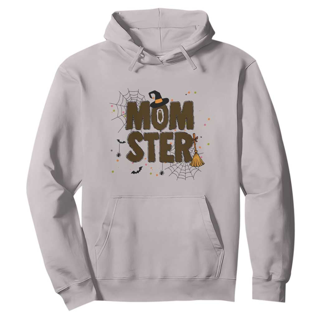 Halloween Mom Life Hoodie Funny Momster Quote TS12 Ice Gray Print Your Wear