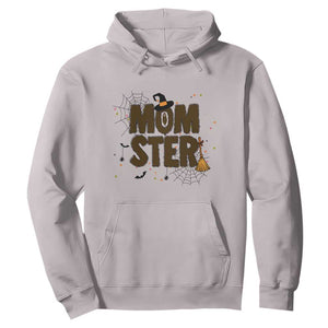 Halloween Mom Life Hoodie Funny Momster Quote TS12 Ice Gray Print Your Wear