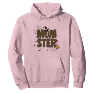 Halloween Mom Life Hoodie Funny Momster Quote TS12 Light Pink Print Your Wear
