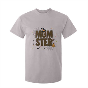 Halloween Mom Life T Shirt For Kid Funny Momster Quote TS12 Ice Gray Print Your Wear