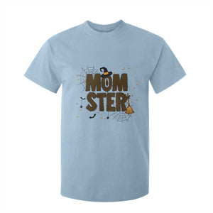 Halloween Mom Life T Shirt For Kid Funny Momster Quote TS12 Light Blue Print Your Wear