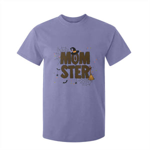Halloween Mom Life T Shirt For Kid Funny Momster Quote TS12 Violet Print Your Wear