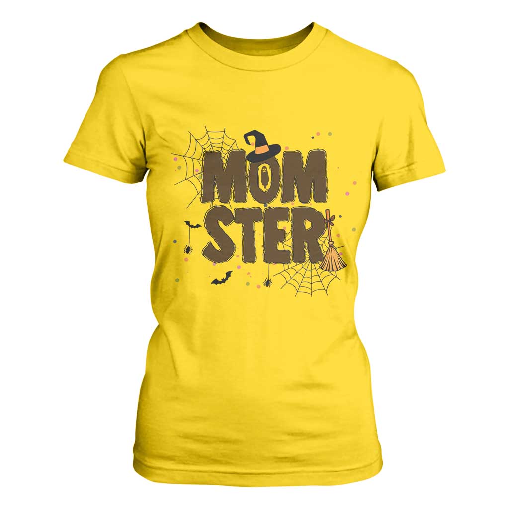 Halloween Mom Life T Shirt For Women Funny Momster Quote TS12 Daisy Print Your Wear