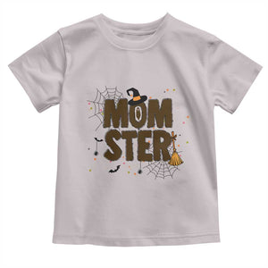 Halloween Mom Life Toddler T Shirt Funny Momster Quote TS12 Ice Gray Print Your Wear