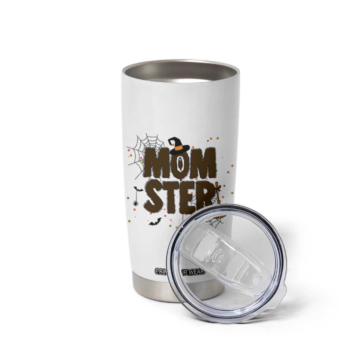 Halloween Mom Life Tumbler Cup Funny Momster Quote TS12 Print Your Wear