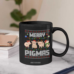 Funny Merry Pigmas Coffee Mug Christmas Pig Ugly Sweater Gift TS12 Print Your Wear
