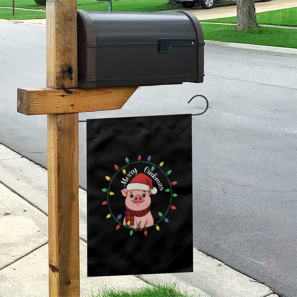 Funny Merry Oinkmas Garden Flag Farmer Christmas Pig Lover Gift TS12 Print Your Wear